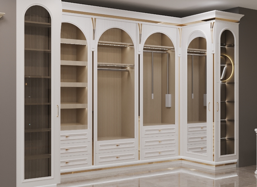 walk-in closet style