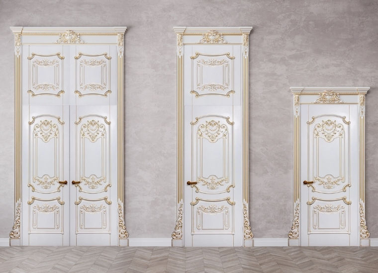 Tall custom interior doors Barocco