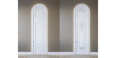 🙌 Arched interior doors made of solid wood