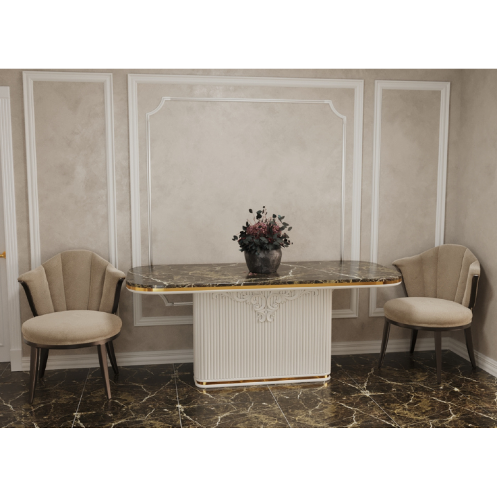 Premium solid alder dining table