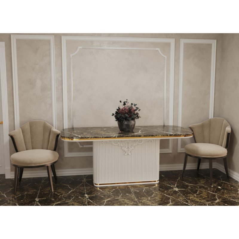 Premium solid alder dining table