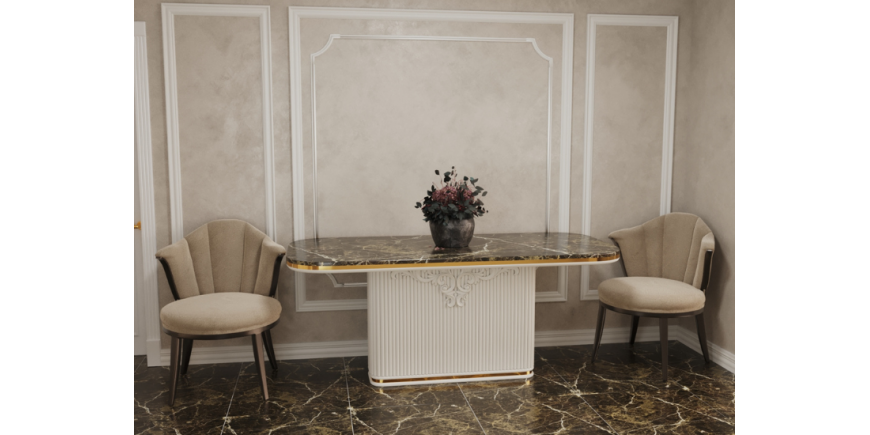 Premium solid alder dining table Premium solid alder dining table