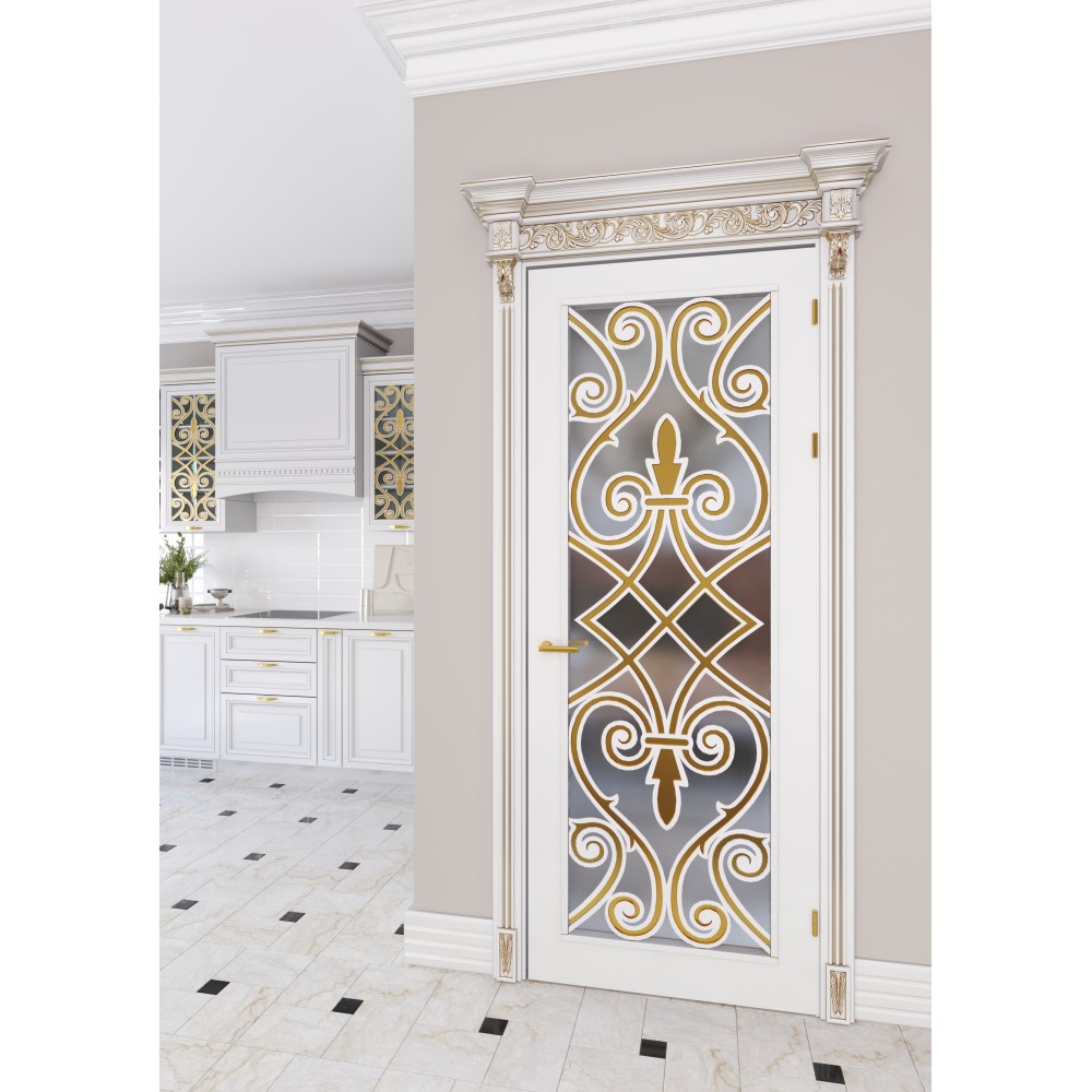 Solid wood interior doors Art Deco 1
