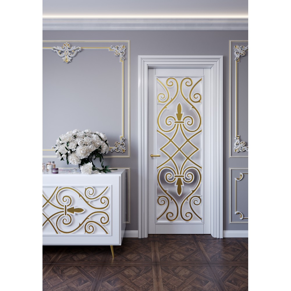 Solid wood interior doors Art Deco 2