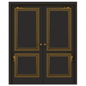 Міжкімнатні двері подвійні з масиву дерева Elegante 1