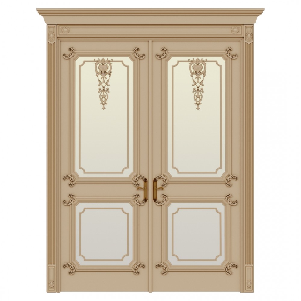 Межкомнатная двойная дверь из массива дерева Palazzo 1