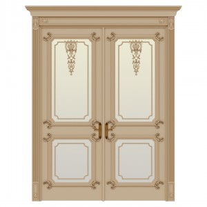 Межкомнатная двойная дверь из массива дерева Palazzo 1