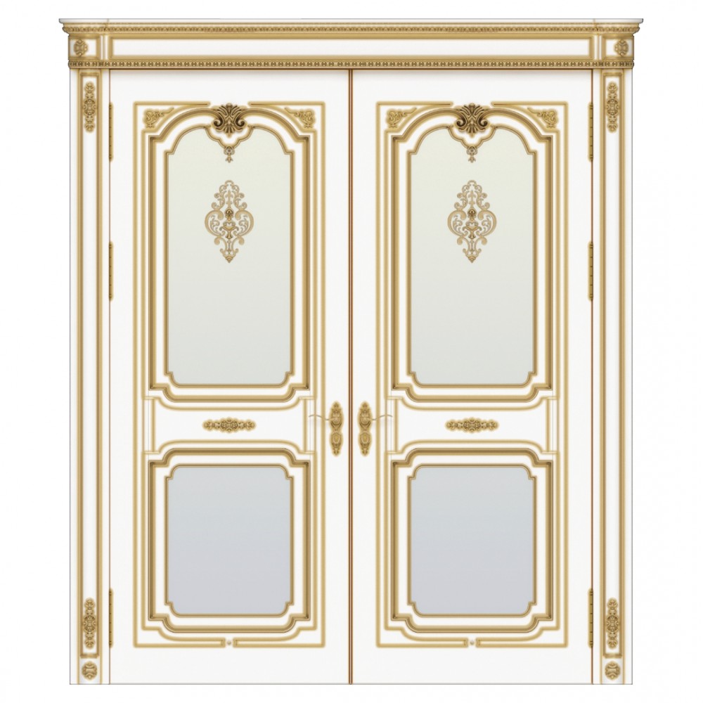 Межкомнатная двойная дверь из массива дерева Palazzo 2