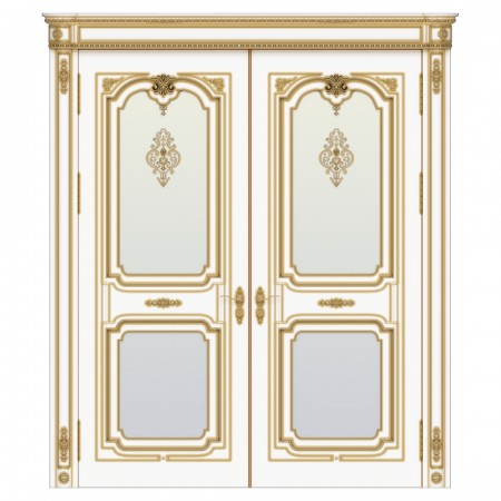 Межкомнатная двойная дверь из массива дерева Palazzo 2