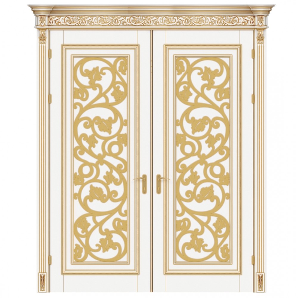 Interior doors made of solid wood Art Deco 1