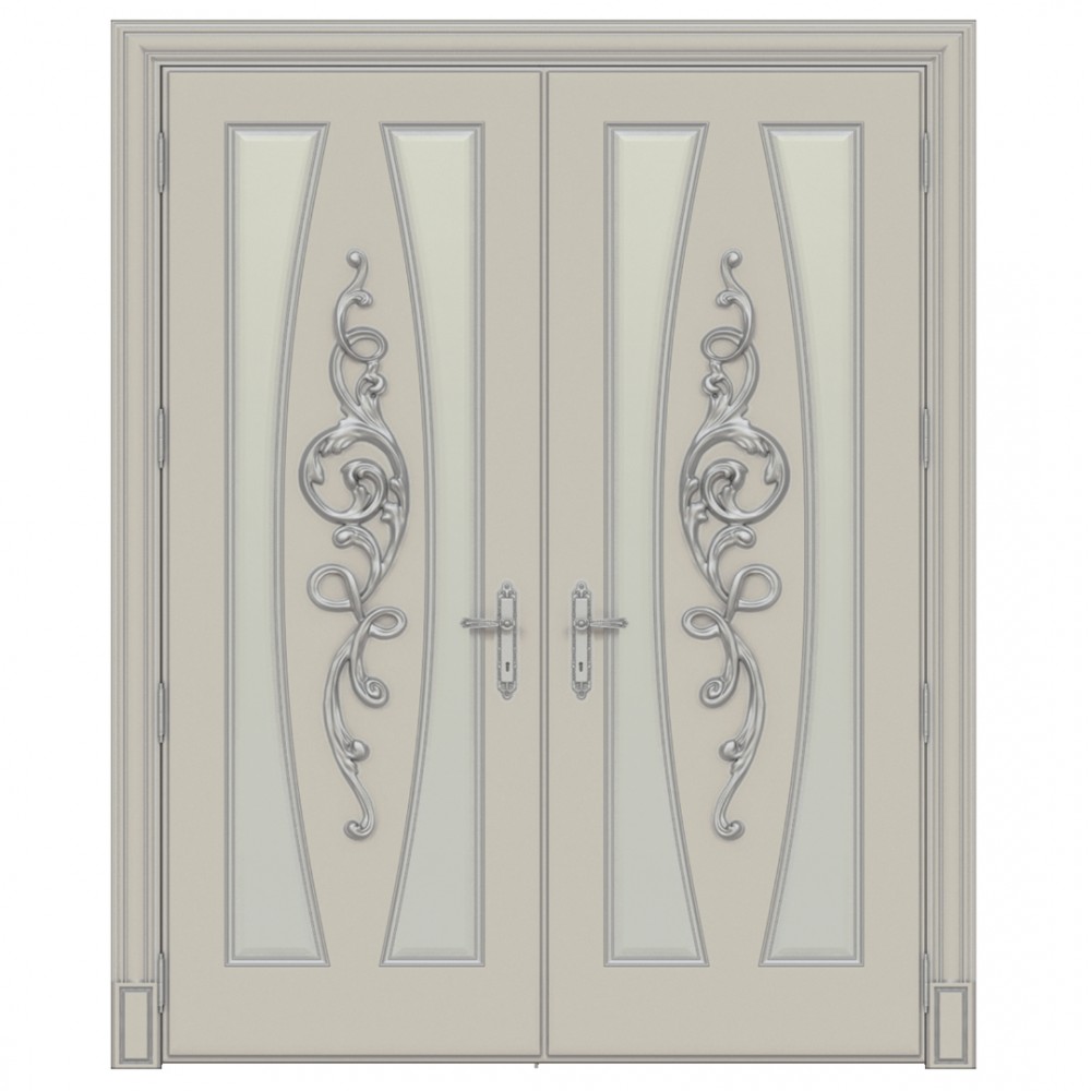 Interior doors made of solid wood Art Deco 2
