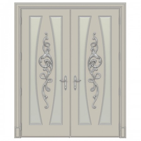 Interior doors made of solid wood Art Deco 2