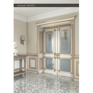 Межкомнатные двери подвійни с массивом дерева Palazzo