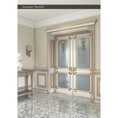 Межкомнатные двери подвійни с массивом дерева Palazzo