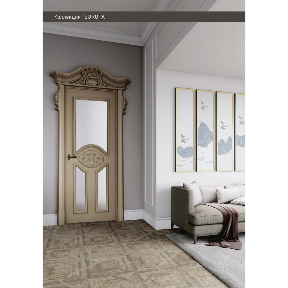 Interior doors made of solid wood Europa 2