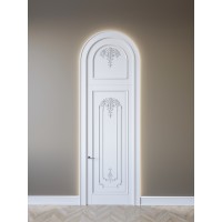Interior doors with transom Filo Doro 1 solid wood