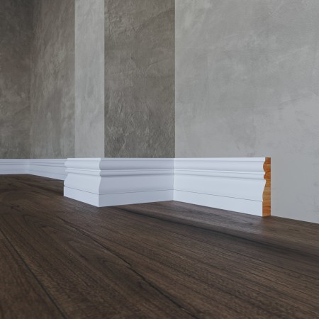 Плинтус Bourbon 15 см массив ясеня