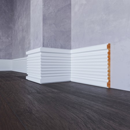 Плинтус Vetro 15 см массив ясеня