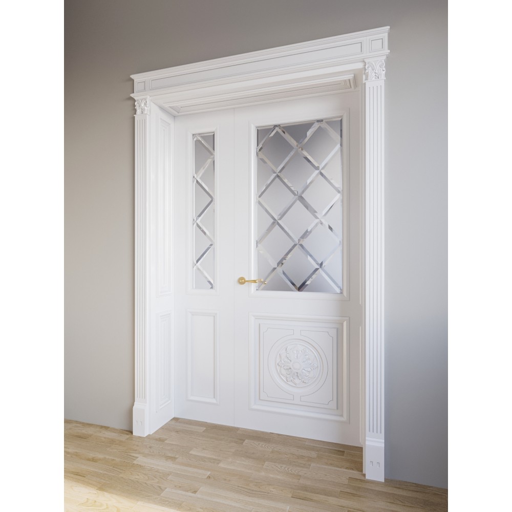 One-and-a-half interior doors Lusso 2 solid wood