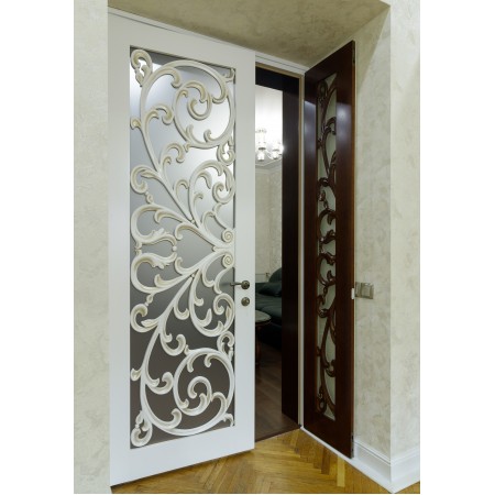 One-and-a-half interior doors Verona 1 solid wood