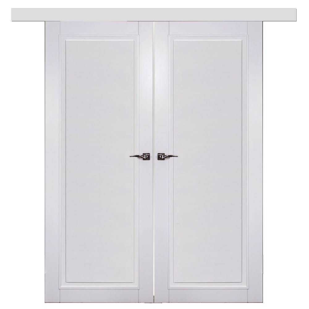 Double sliding interior doors made of solid wood Luisa 2