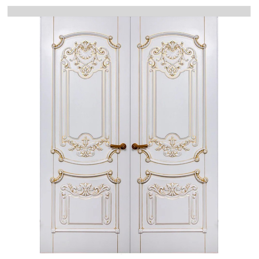 Barocco solid wood double sliding interior doors