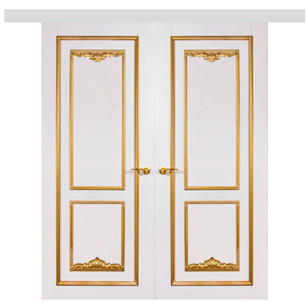 Bourbon solid wood double sliding interior doors