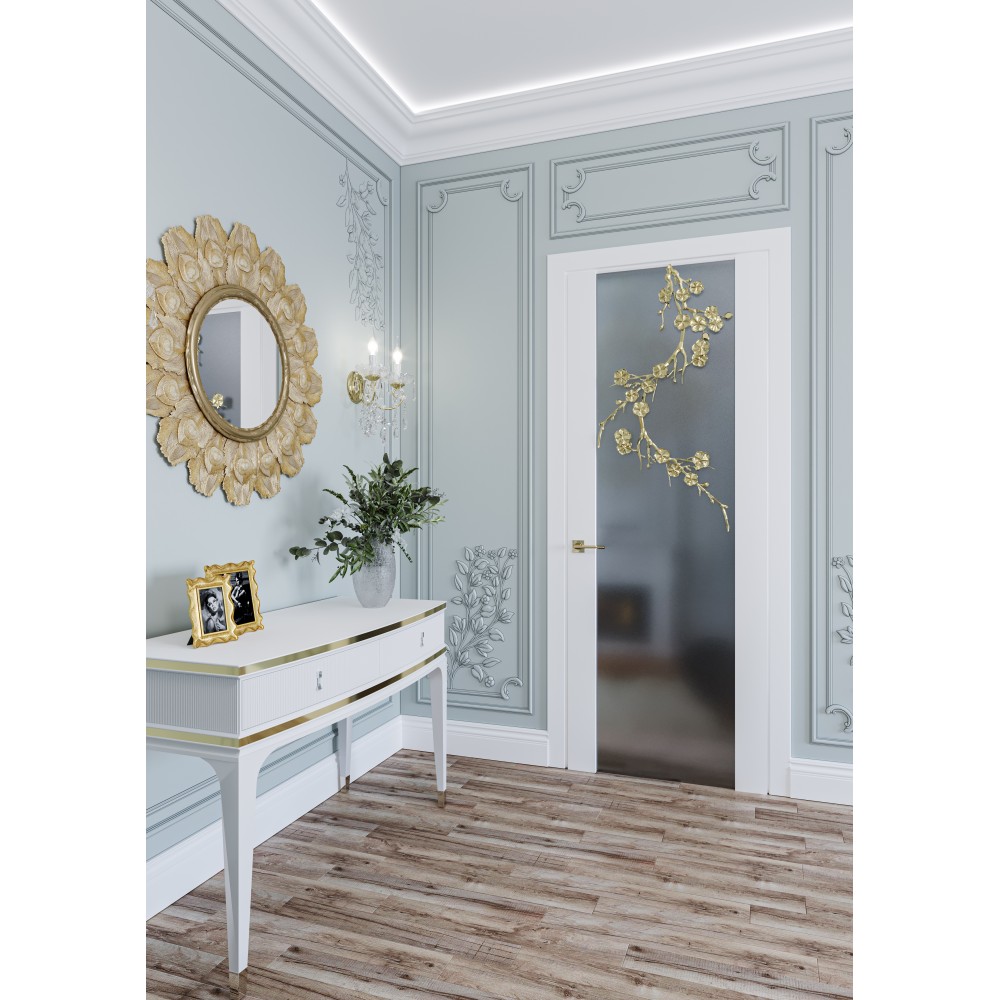 Межкомнатная дверь из массива дерева Verdi Flora 3