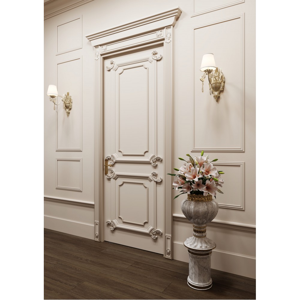 Двери Palazzo 1 из массива вольхи