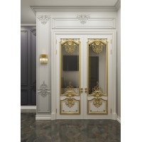 Двері подвійні  з масиву вільхи Etoile 3. Photo 1