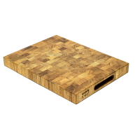 Cutting board 30x40x4 cm end made of premium oak of the Casa Verdi brand. Photo 1