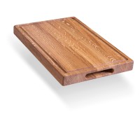 Cutting board 30*45*3 cm panel made of premium oak of the Casa Verdi brand. Photo 1