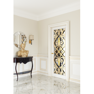 Міжкімнатні двері з масиву ясена Art Deco 8