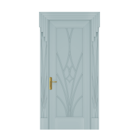 Casa Verdi Art Deco interior doors made of solid alder. Photo 1