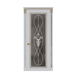 Palladio 1 Solid Wood Interior Door in Gray