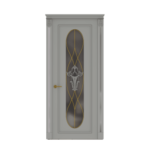 Palladio 5 Solid Wood Interior Door with Mirror