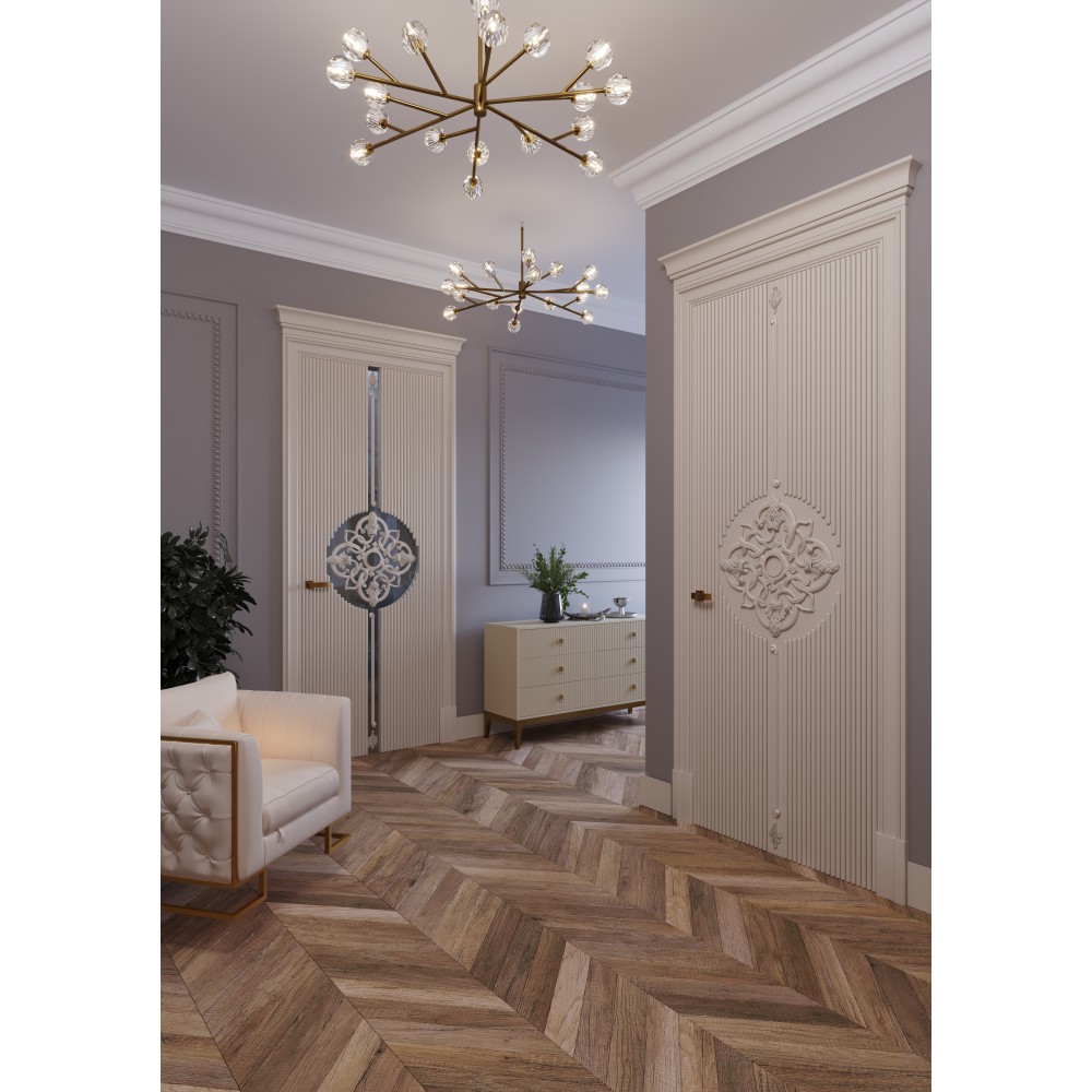 Casa Verdi Prefetta  belezza  2 interior doors made of solid alder