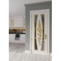Casa Verdi Art Deco interior doors made of solid alder. Photo 1