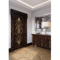 Casa Verdi Art Deco interior doors made of solid alder. Photo 1