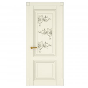 Lorenzo Flora 1 Solid Wood Interior Door