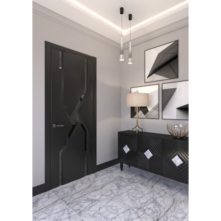 Міжкімнатні двері Villagio 2 з масиву ясена  - Фото 1