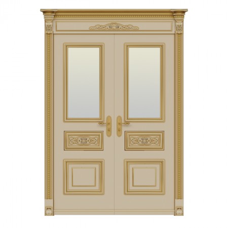 Подвійні двері з масиву вільхи Palazzo 3  - Фото 1