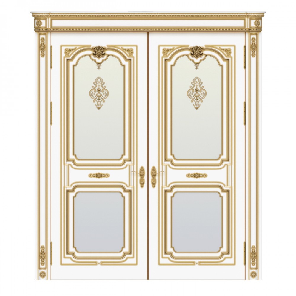 Двойные двери из массива ясеня Palazzo 2