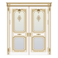 Двойные двери из массива ясеня Palazzo 2. Photo 1