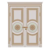 Casa Verdi Barocco 1 interior doors made of solid alder. Photo 1