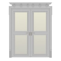 Casa Verdi Barocco 1 interior doors made of solid alder. Photo 1