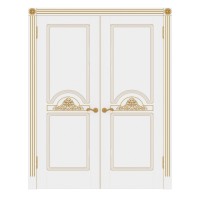 Casa Verdi Barocco 1 interior doors made of solid alder. Photo 1