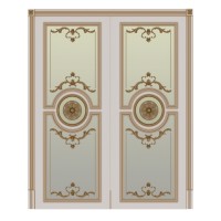 Casa Verdi Barocco 1 interior doors made of solid alder. Photo 1
