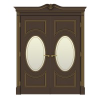 Casa Verdi Barocco 1 interior doors made of solid alder. Photo 1