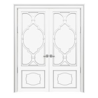 Casa Verdi Barocco 1 interior doors made of solid alder. Photo 1